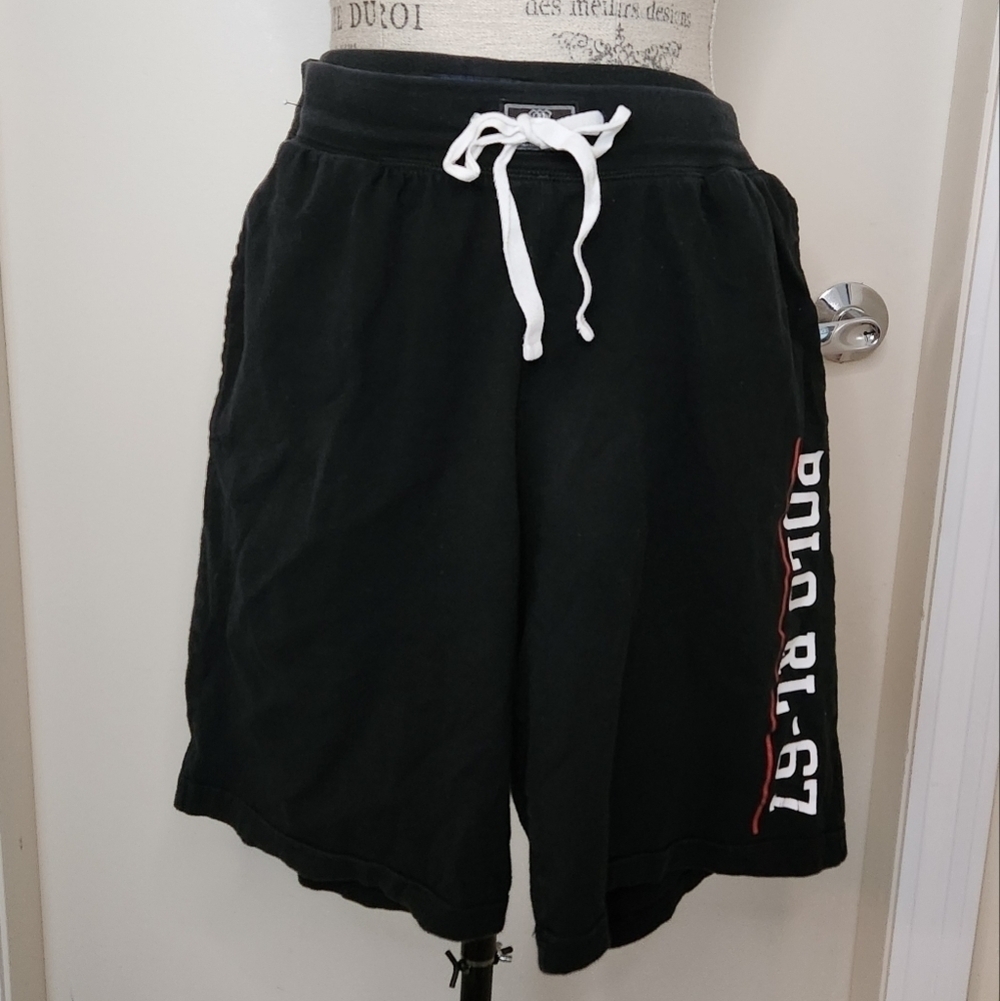 Ralph Lauren black gym shorts